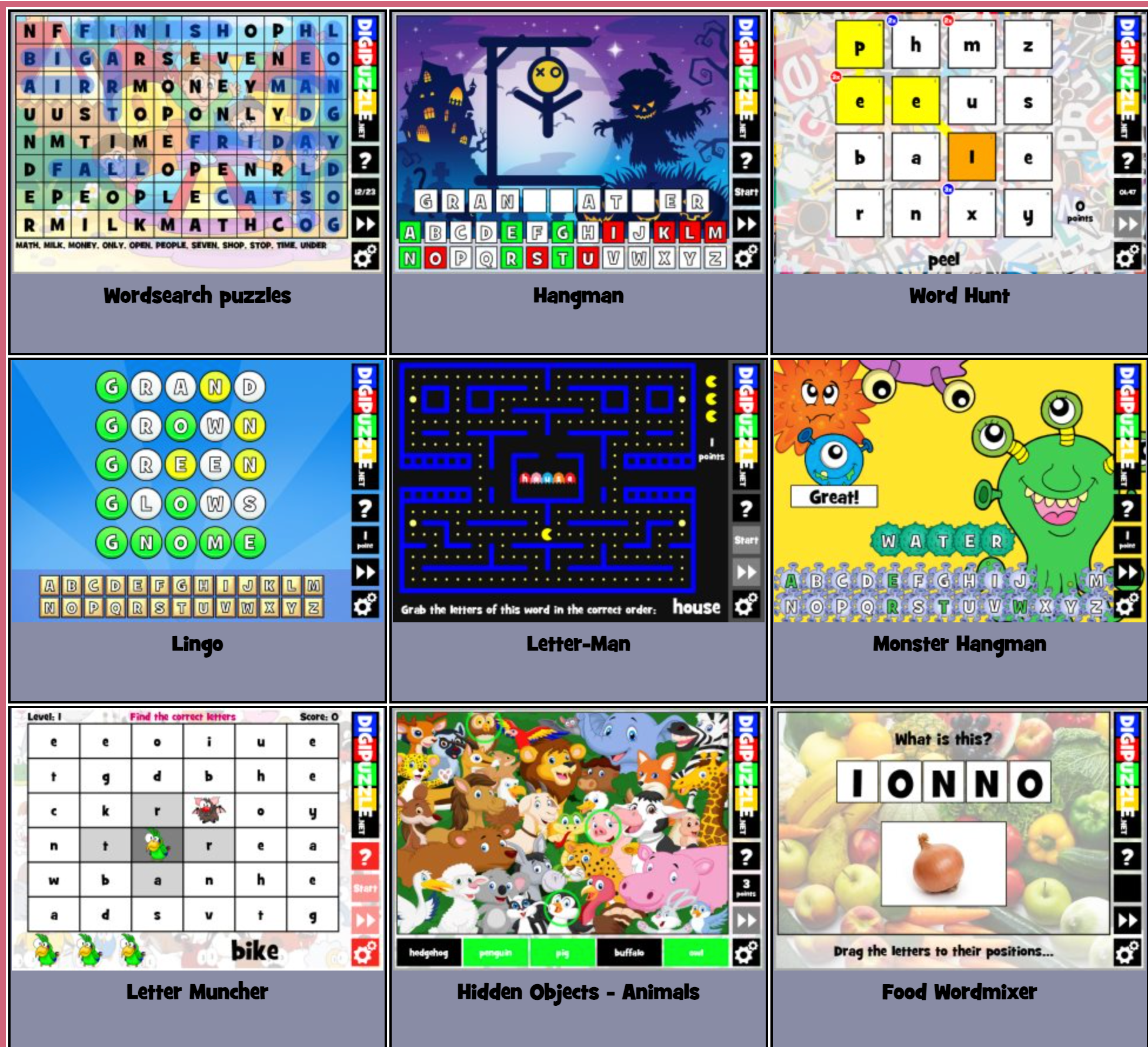 Digipuzzle Offers Tons of Free Online Educational Games for Kids -  Educators Technology